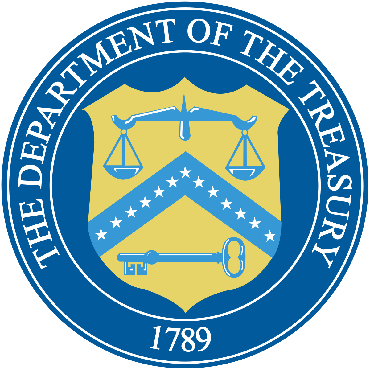 The Department of the Treasury Agency Logo